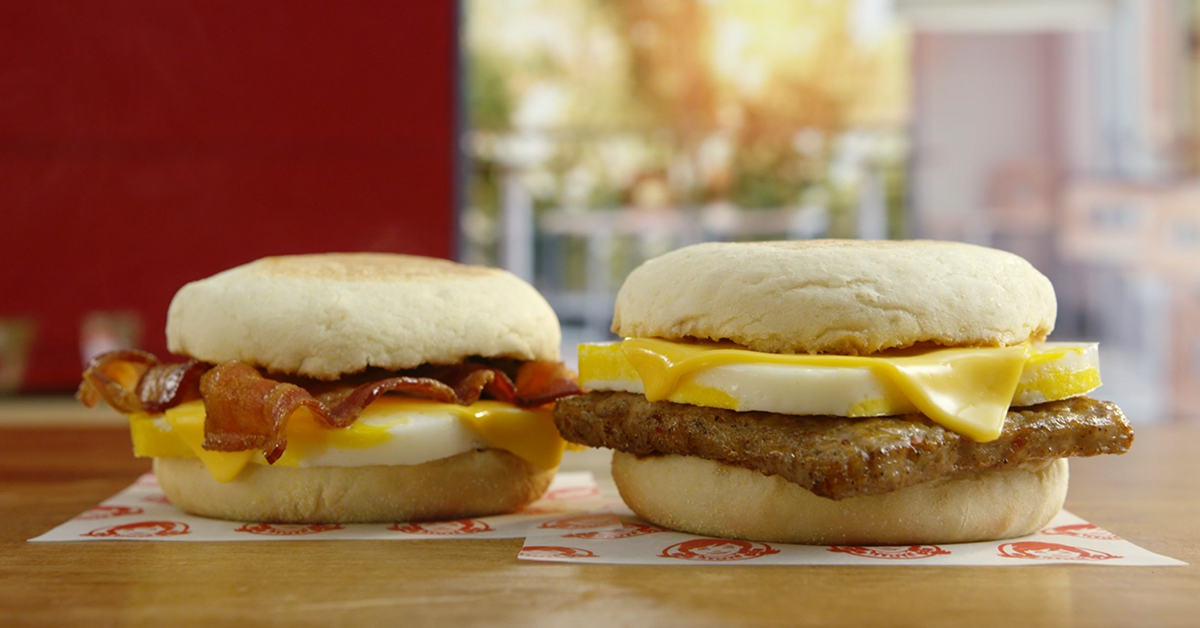 Wendy's® Wendy's Breakfast Sandwich Stack Up